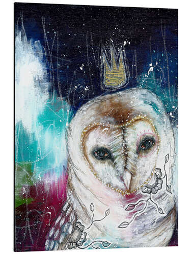 Aluminium print An owl story