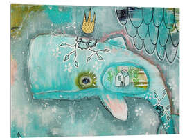 Gallery print Little whale in the ocean of dreams