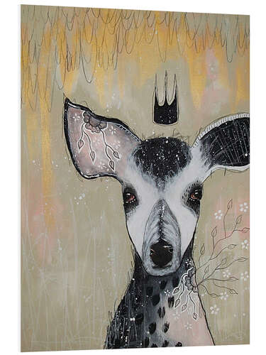 Foam board print Princess fawn