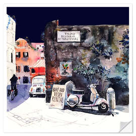 Wall sticker Trastevere Rome