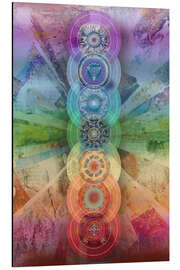 Magnettafel Sieben Chakren