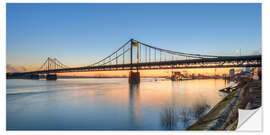 Självhäftande poster Krefeld-Uerdinger bridge