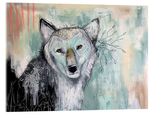 Acrylic print Abstract Wolf 