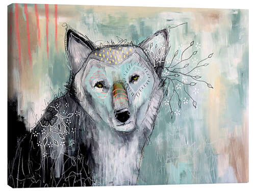 Canvas print Abstract Wolf 