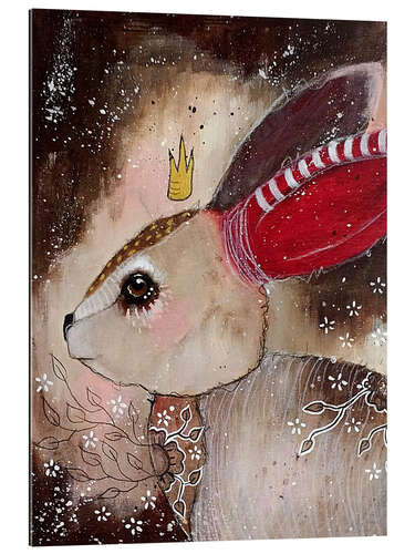 Gallery print Three little wishes - whimsical rabbit