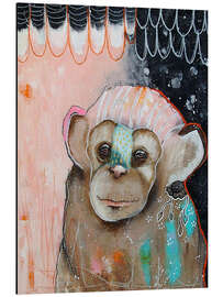 Tableau en aluminium Petit singe