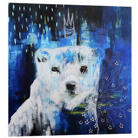 Foam board print Abstract polar bear