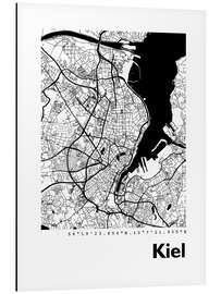Magnettafel Stadtplan von Kiel