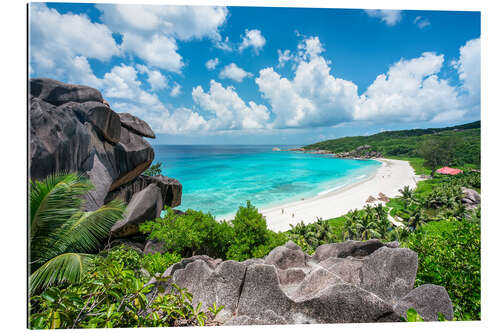 Gallery print Beach Grand Anse on La Digue