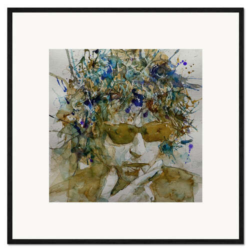 Ingelijste kunstdruk Bob Dylan, Knocking On Heavens Door