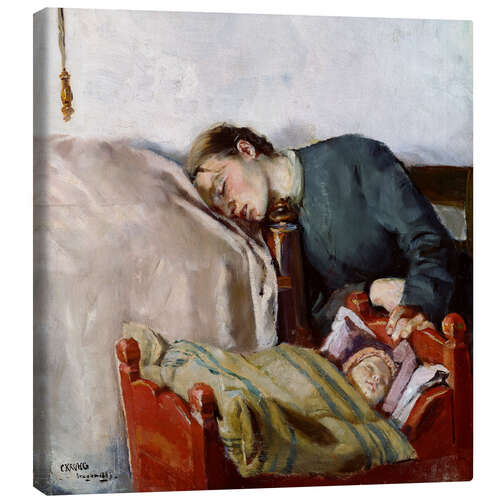 Canvas print Mother and child (detail)