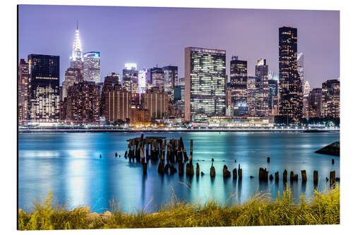 Obraz na aluminium New York skyline with Chrysler Building