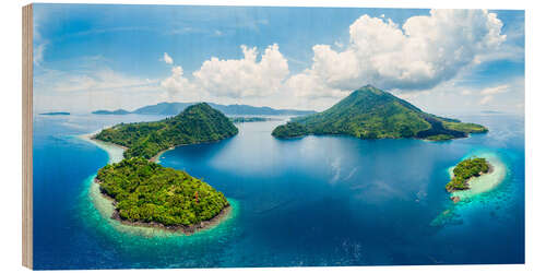 Holzbild Banda Islands im Molukken-Archipel I