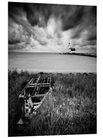 Hartschaumbild Leuchtturm Marken in den Niederlanden