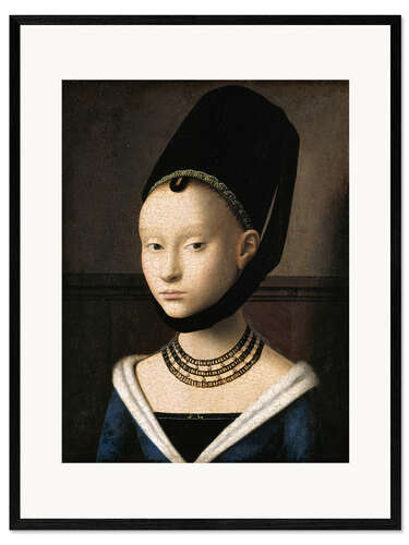 Framed art print Portrait of a Young Woman