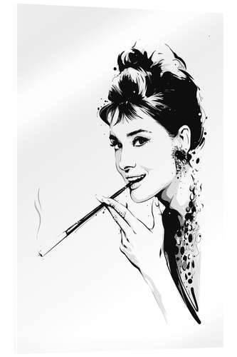 Acrylic print Audrey Hepburn