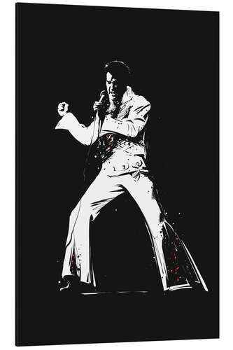 Aluminium print Elvis Presley