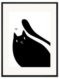 Gerahmter Kunstdruck Hallo!