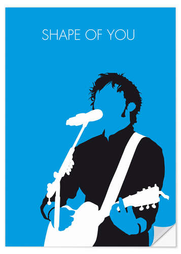 Sticker mural Ed Sheeran, Shape of you