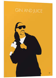 Foam board print Snoop Dog - Gin And Juice