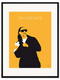 Gerahmter Kunstdruck Snoop Dog - Gin And Juice