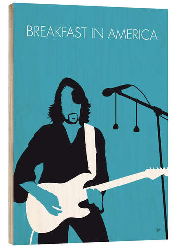 Wood print Supertramp - Breakfast In America