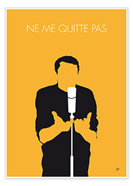 Poster Jacques Brel - Ne Me Quitte Pas