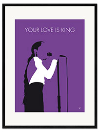 Plakat artystyczny premium w ramie Sade - Your Love Is King