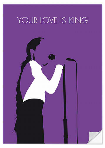 Wall sticker Sade - Your Love Is King