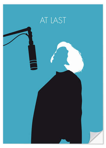 Sticker mural Etta James, At last