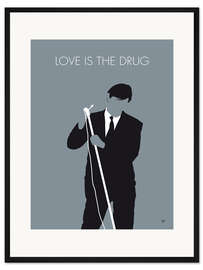 Gerahmter Kunstdruck Roxy Music - Love Is The Drug