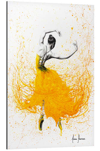 Aluminium print Daisy Yellow Dancer