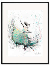 Gerahmter Kunstdruck Tanz im Opalkleid
