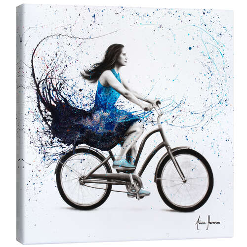 Quadro em tela Bicycle Ride