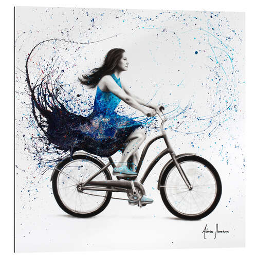 Stampa su plexi-alluminio Giro in bicicletta