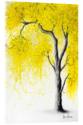 Acrylic print Fall Tree Yellow