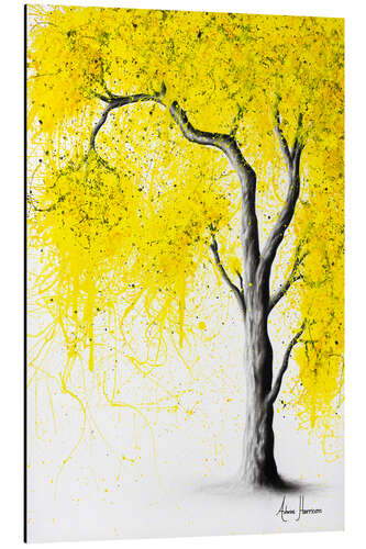 Aluminium print Fall Tree Yellow