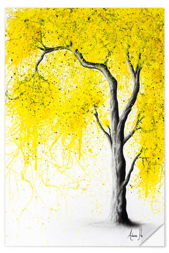 Wall sticker Fall Tree Yellow