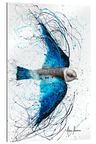 Gallery print Flight of the blue bird