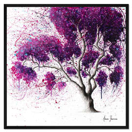 Gerahmter Kunstdruck Purpurroter Traumbaum