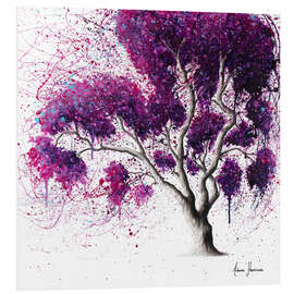 Tableau en PVC Arbre de rêve pourpre-violet 