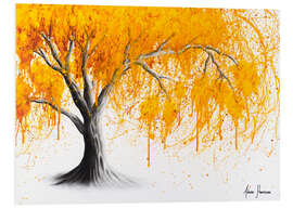 Foam board print Yellow Autumn Tree