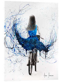Quadro em acrílico Blue Bicycle Ride - Ashvin Harrison