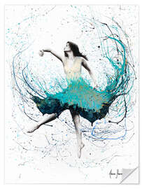 Selvklebende plakat Sky Opal Dancer