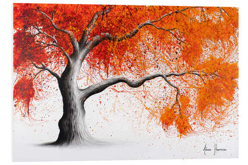 Quadro em PVC Orange maple tree