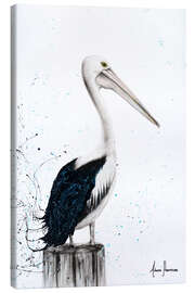 Canvas print Pelican Happiness