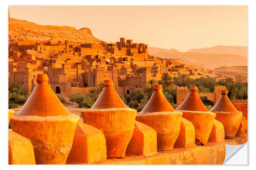 Wall sticker Kasbah Ait Benhaddou, Marokko