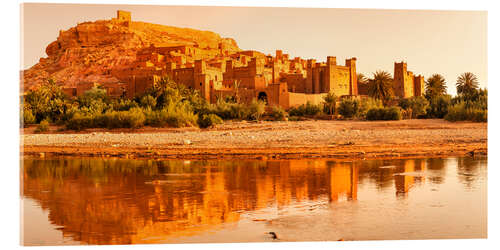 Acrylglas print Kasbah Ait Benhaddou, Marokko