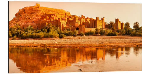 Cuadro de aluminio Kasbah Ait Benhaddou, Marruecos