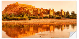 Wandsticker Kasbah Ait Benhaddou, Marokko